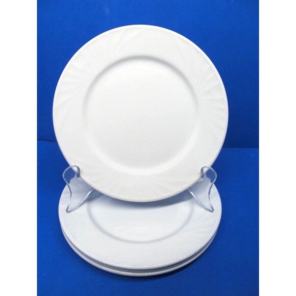 Dudson Olympus Bread Appetizer Plates White 6 3/8" Set of 4 - Picture 2 of 12